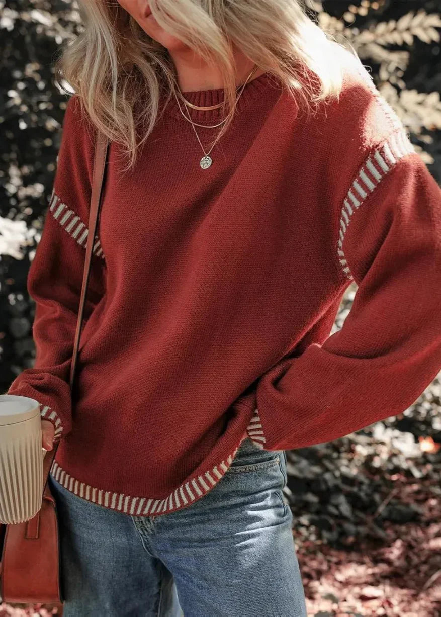 Marisa - Chic Kontrast Sweater