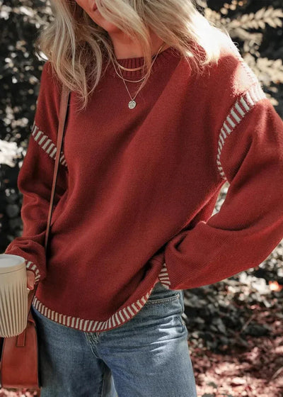 Marisa - Maglione Chic a Contrasto
