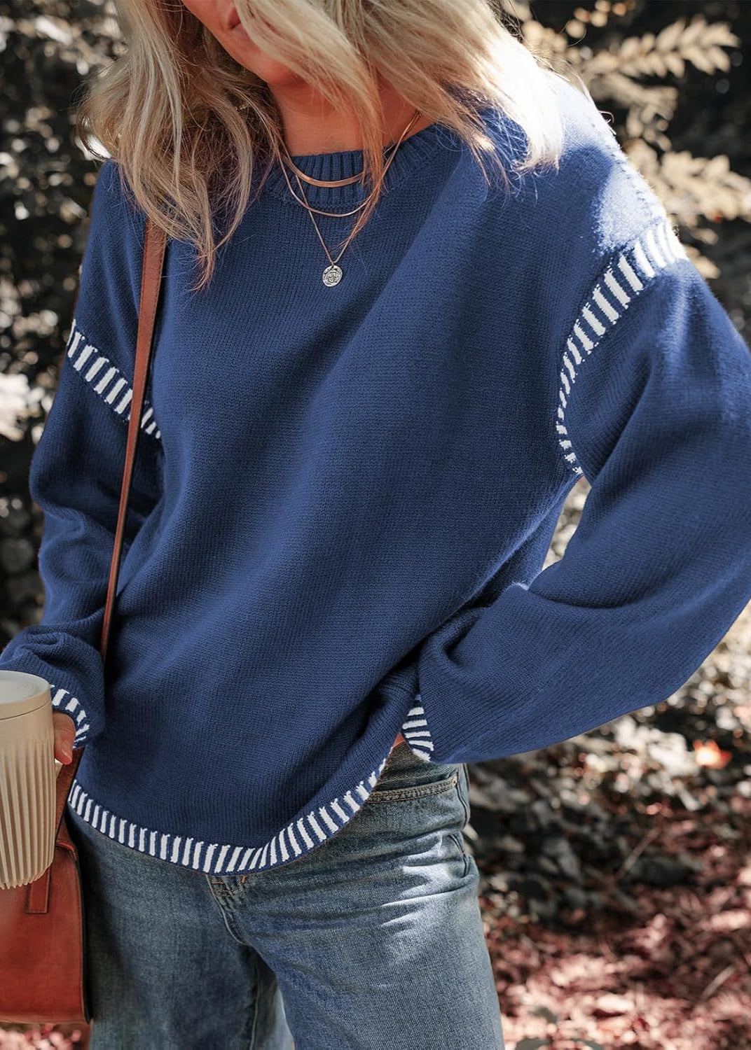 Marisa - Maglione Chic a Contrasto