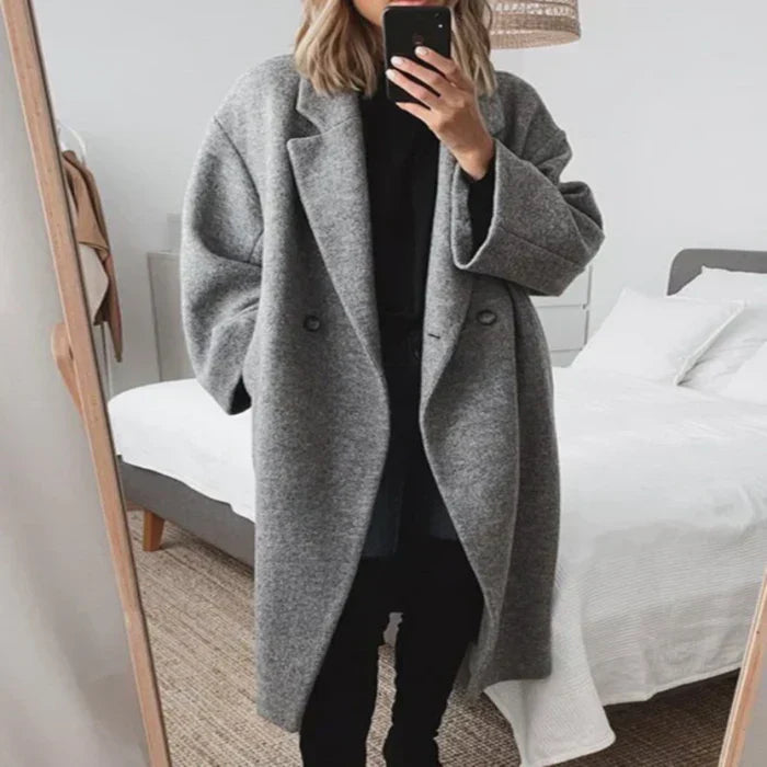 Layla - Oversized Uldfrakke