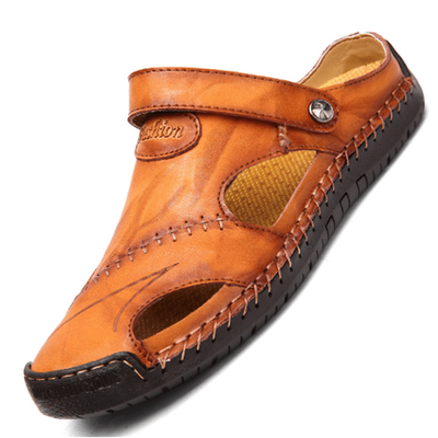Chris™ | Sandali in pelle ortopedici