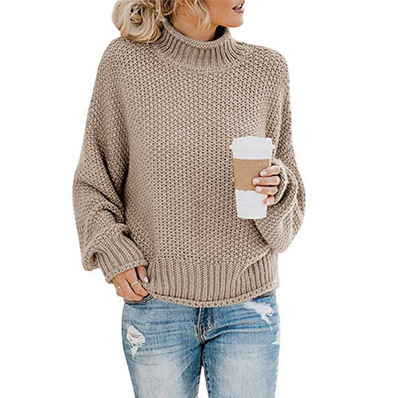 Noel - Pullover con Collo Alto Confortevole