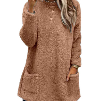Lucy - Maglione in Fleece Lungo