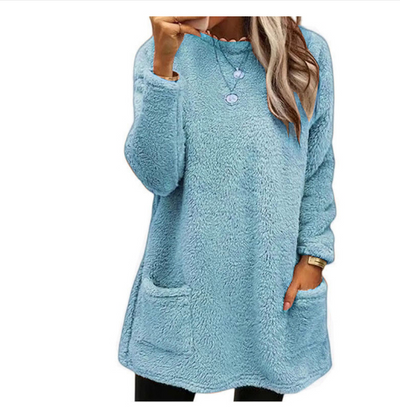 Lucy - Maglione in Fleece Lungo