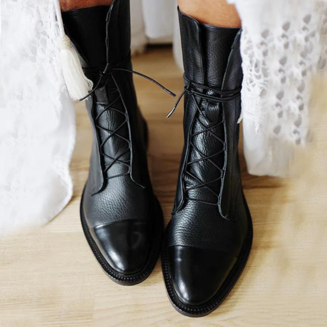 Isabella™ - Eleganti Stivali in Pelle con Tacco