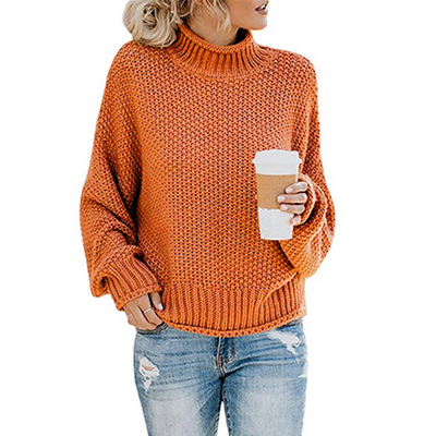 Noel - Pullover con Collo Alto Confortevole