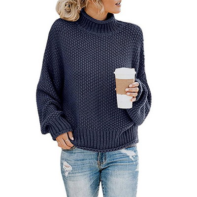 Noel - Pullover con Collo Alto Confortevole