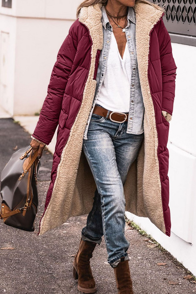 Johna – Giacca Sherpa di Lusso Reversibile