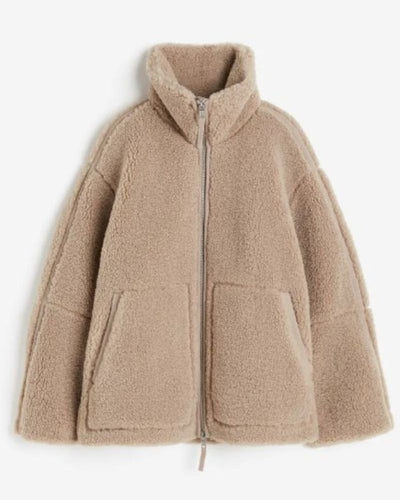 Penelope - Giacca Puffer in Teddy Morbido