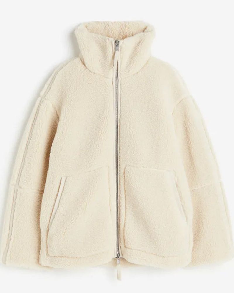 Penelope - Giacca Puffer in Teddy Morbido