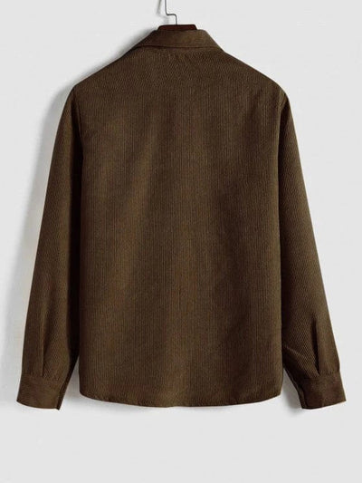 Camicia in Velluto a Coste Larson