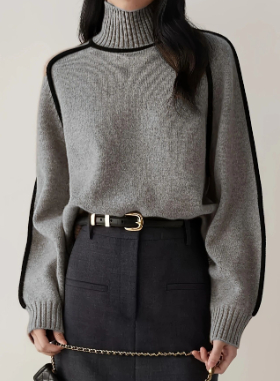 Claire - Maglione Elegante con Collo Alto