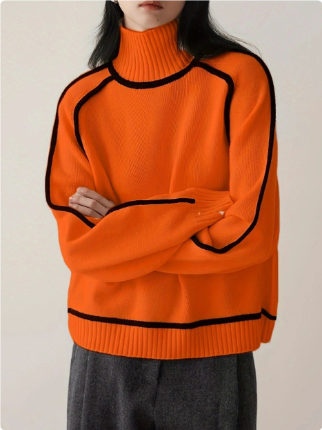 Claire - Maglione Elegante con Collo Alto
