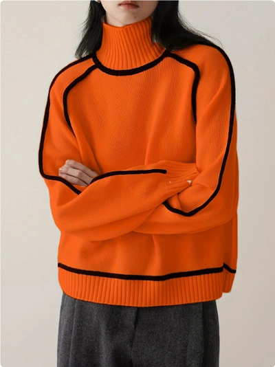 Claire - Maglione Elegante con Collo Alto