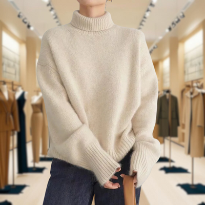Mirrin - Maglione a Collo Alto in Lana
