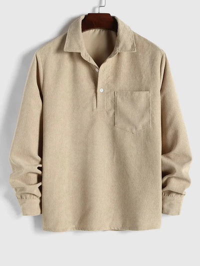 Camicia in Velluto a Coste Larson