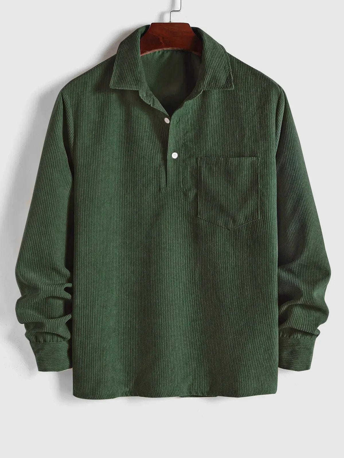 Camicia in Velluto a Coste Larson