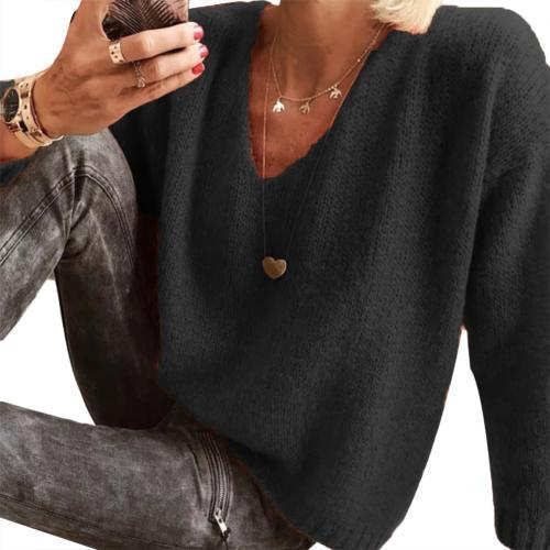 Kim - V-hals Pullover Sweater