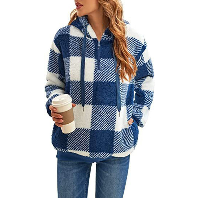 Mariam - Stilfuld Halv-Zip Sweater