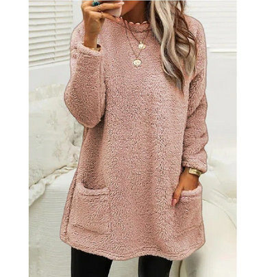 Lucy - Maglione in Fleece Lungo