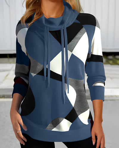 Clara - Farveblok Hoodie