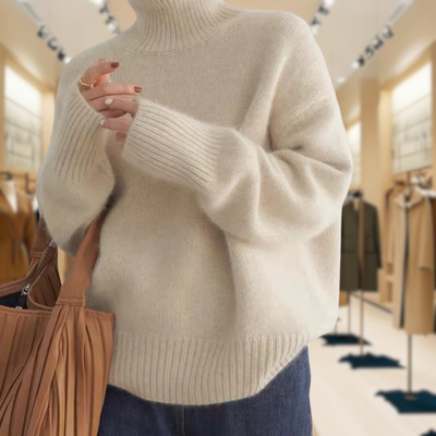 Mirrin - Maglione a Collo Alto in Lana