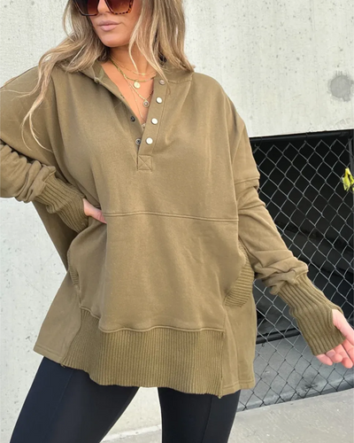 MAGGIE - FELPA FLUIDA DI PRIMA CLASSE