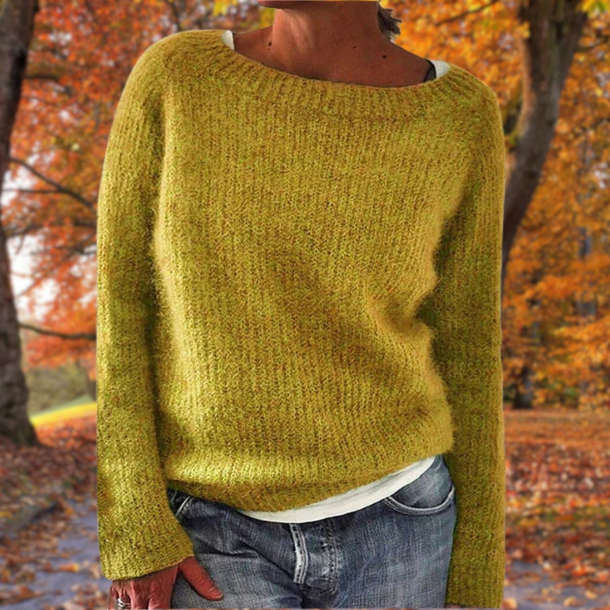 Mahinaariki - Maglione Classico in Lana