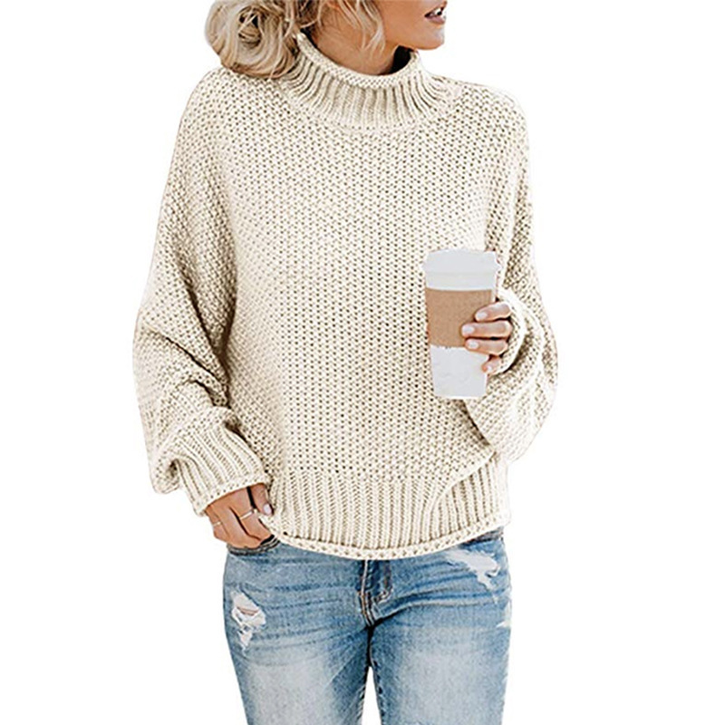 Noel - Pullover con Collo Alto Confortevole