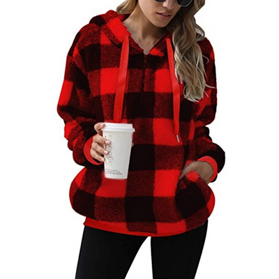 Mariam - Stilfuld Halv-Zip Sweater