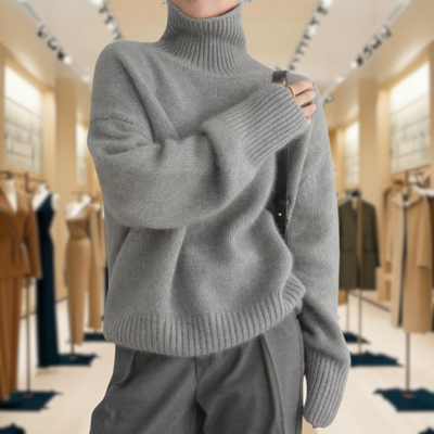 Mirrin - Maglione a Collo Alto in Lana