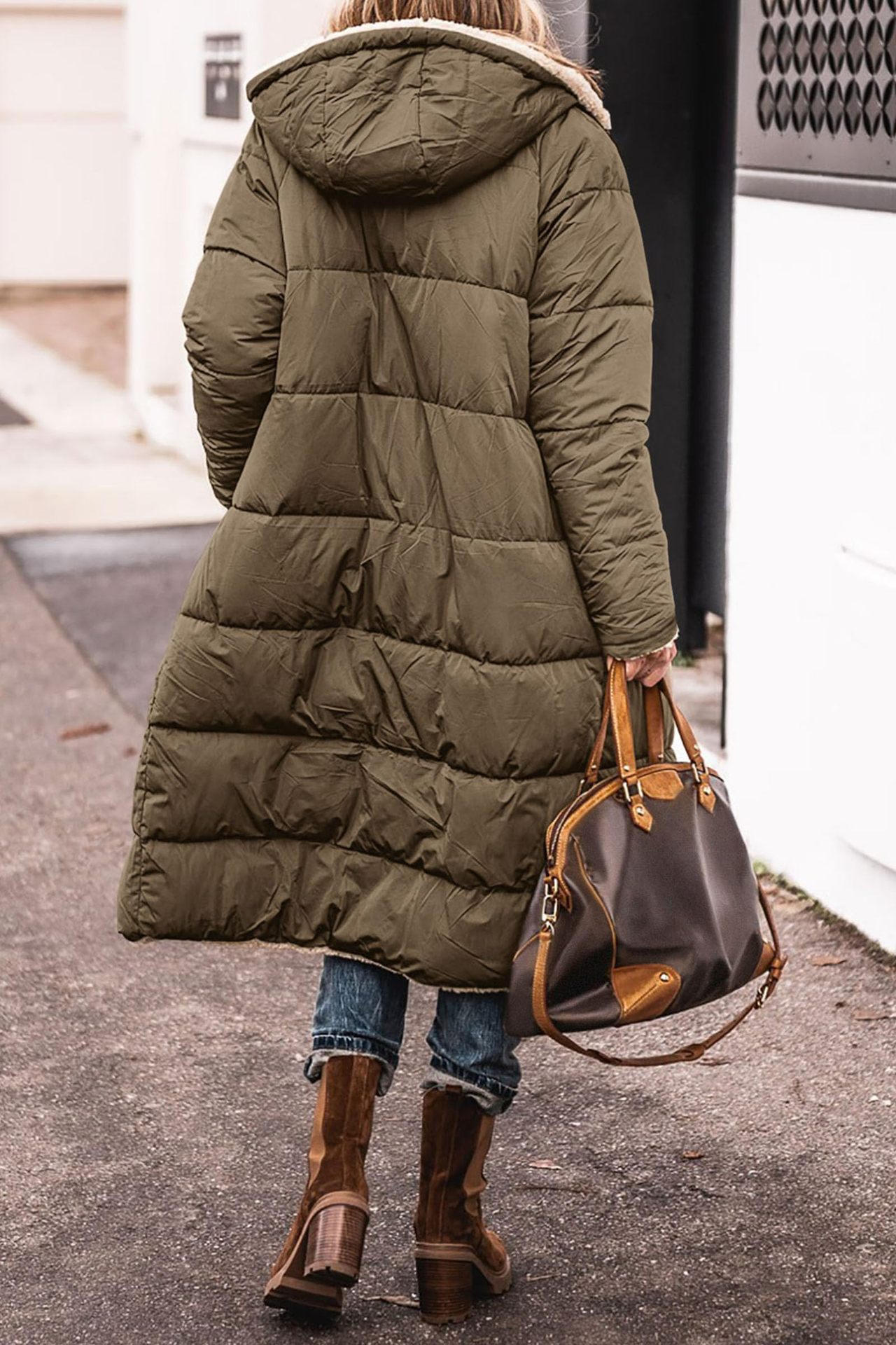 Johna – Giacca Sherpa di Lusso Reversibile
