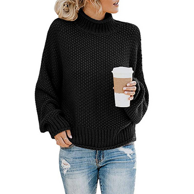 Noel - Pullover con Collo Alto Confortevole