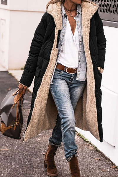 Johna – Giacca Sherpa di Lusso Reversibile