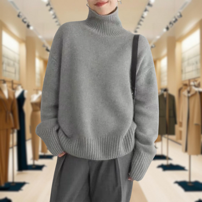 Mirrin - Maglione a Collo Alto in Lana
