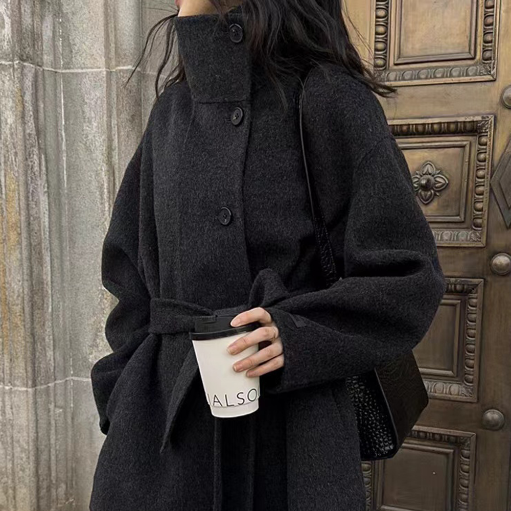 Velmira™ | Cappotto in Sete e Lana
