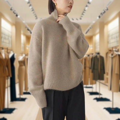 Mirrin - Maglione a Collo Alto in Lana