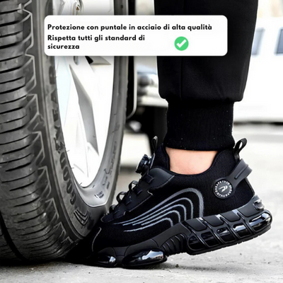 SafeStep - scarpa di sicurezza ergonomica e antidolorifica - Certificata secondo EN ISO 20345