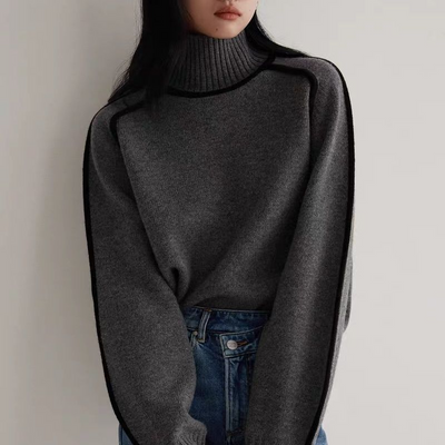 Claire - Maglione Elegante con Collo Alto