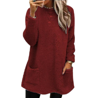 Lucy - Maglione in Fleece Lungo