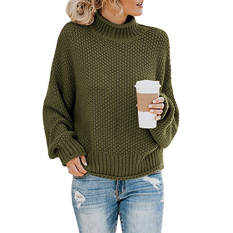 Noel - Pullover con Collo Alto Confortevole