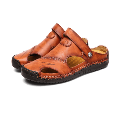 Chris™ | Sandali in pelle ortopedici