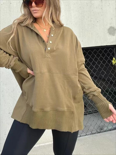 MAGGIE - FELPA FLUIDA DI PRIMA CLASSE