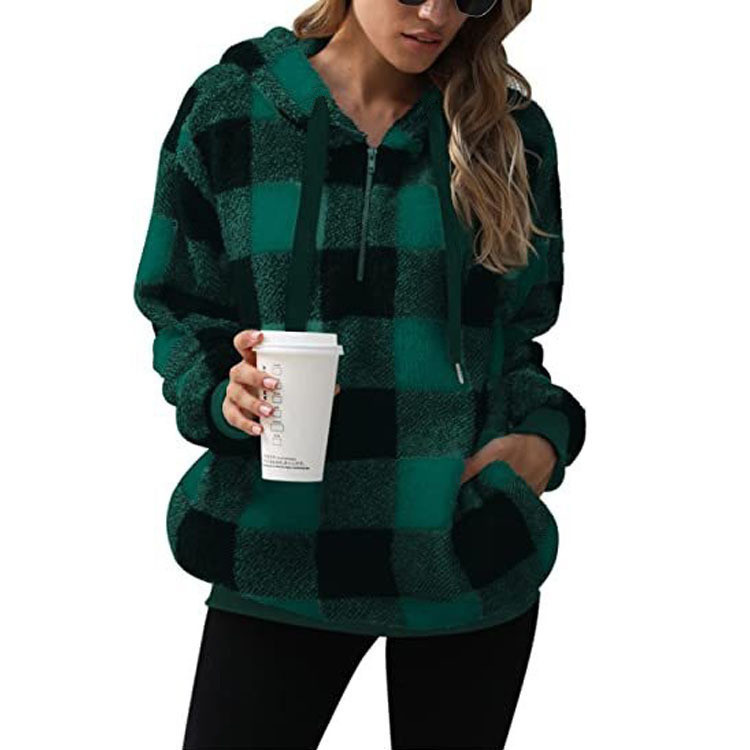 Mariam - Stilfuld Halv-Zip Sweater