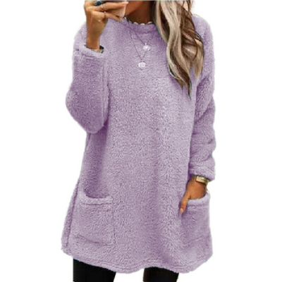 Lucy - Maglione in Fleece Lungo