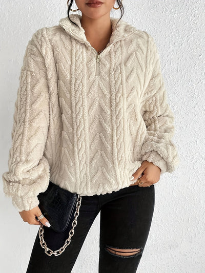 Aila - Morbido Maglione con Zip