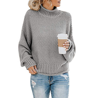 Noel - Pullover con Collo Alto Confortevole