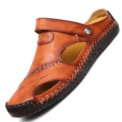 Chris™ | Sandali in pelle ortopedici