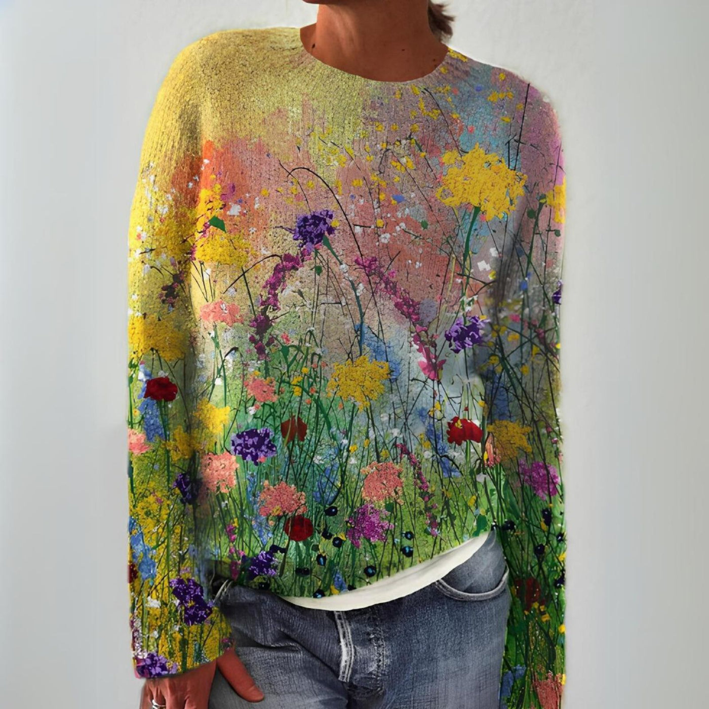 Marta | Blomster Kunst Cozy Sweater