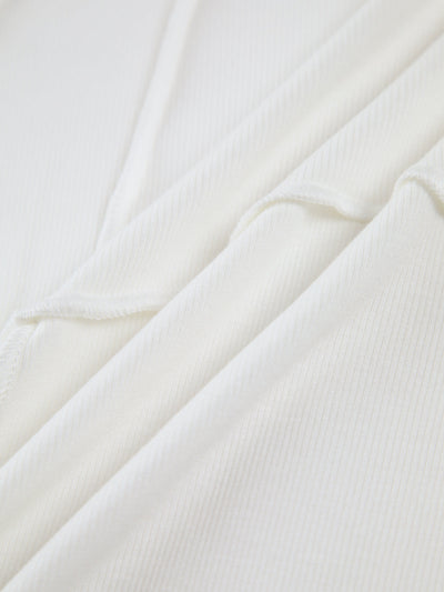 Nila - Top Tricot con Maniche Lunghe